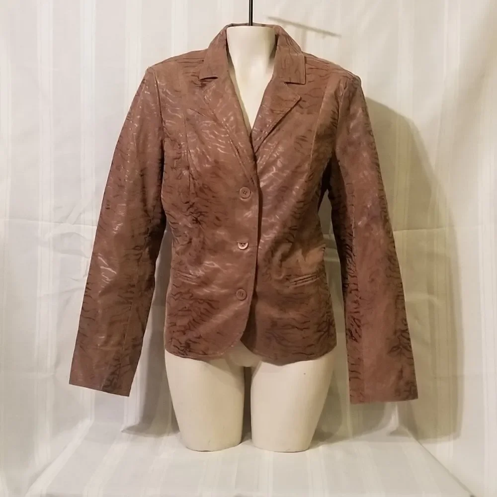 Erin London Animal Print Blazer Size L‎